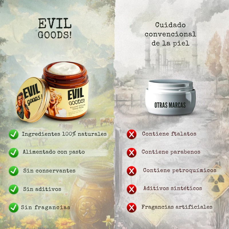 EvilGoods® - Crema Orgánica de Sebo de res